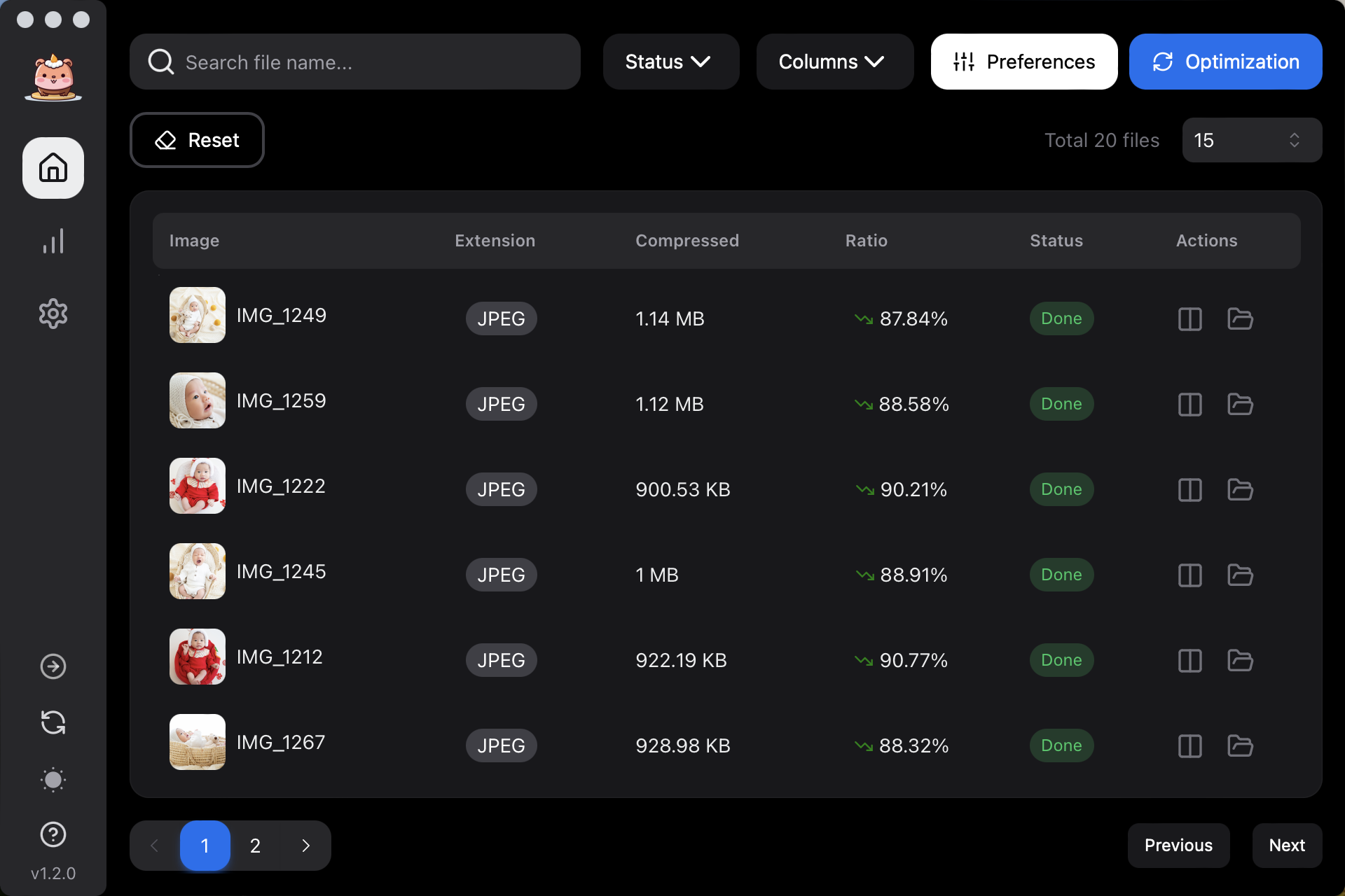 Card example background