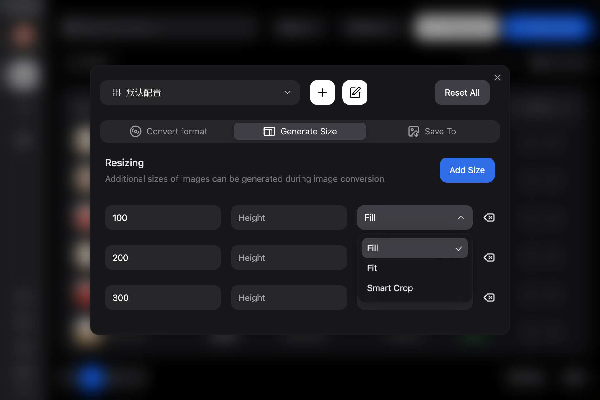 Card example background