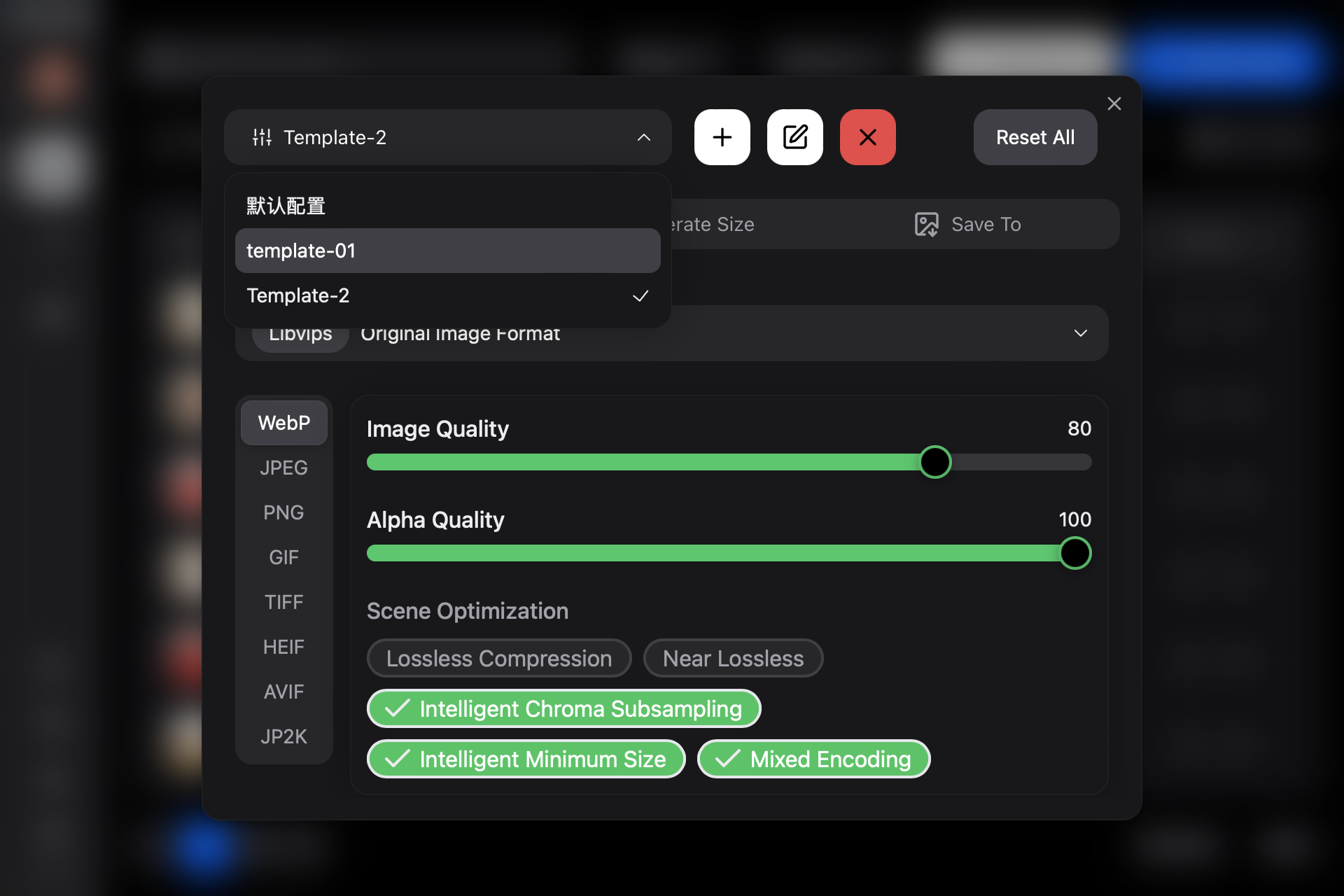 Card example background